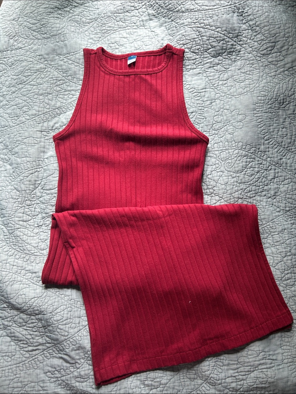 Old Navy Women's Ribbed Dress - Red S